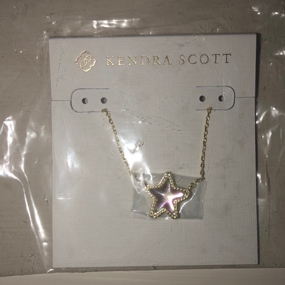 Kendra Scott iridescent star necklace